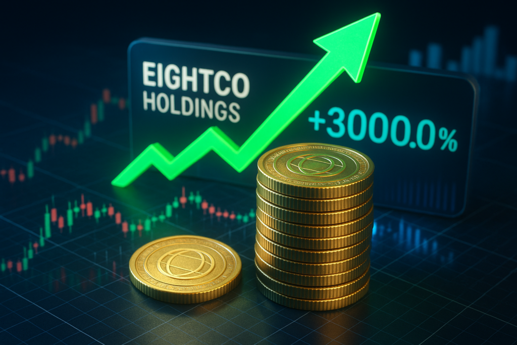 Eightco Holdings Stock Soars 3,000% on $270M Worldcoin Treasury Plan