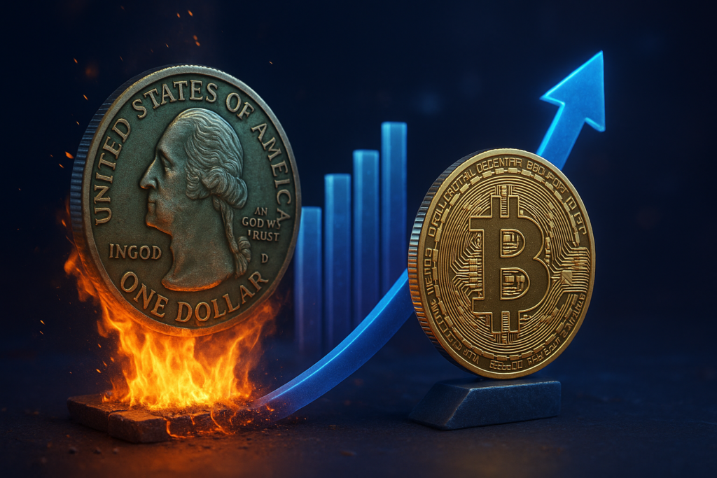 Fed’s ‘Third Mandate’ Sparks Dollar Devaluation Fears, Boosts Bitcoin Outlook