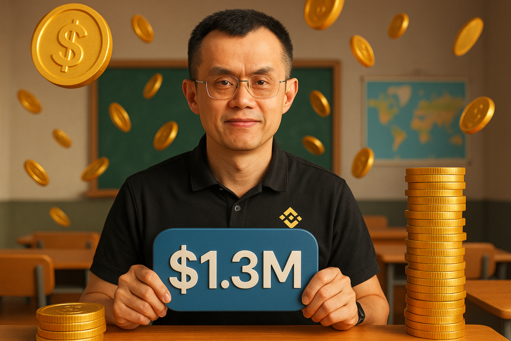 CZ’s Giggle Academy Raises $1.3M in Donations Through Memecoin