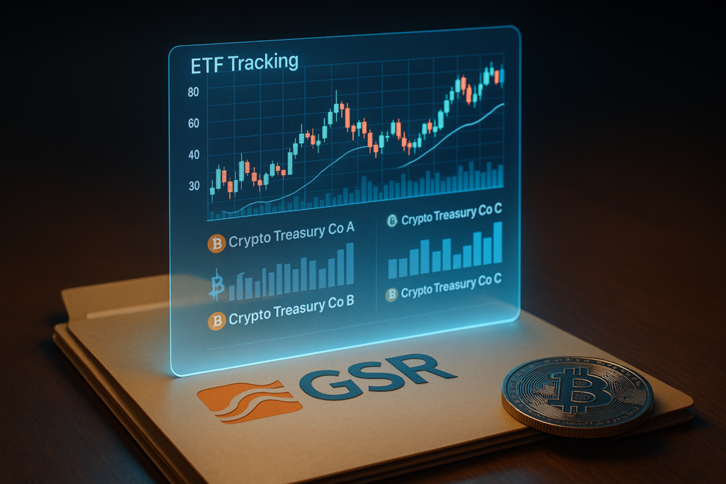 Market Maker GSR Files for ETF Tracking Crypto Treasury Companies