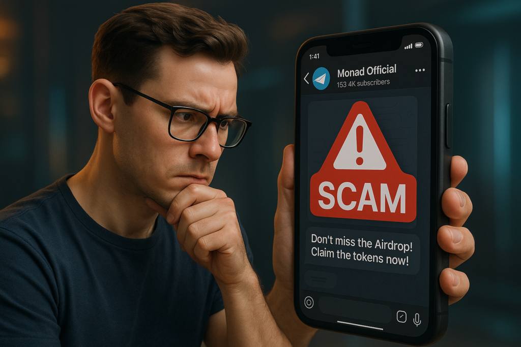 Monad Warns of Fake Telegram Ads Ahead of Major Airdrop