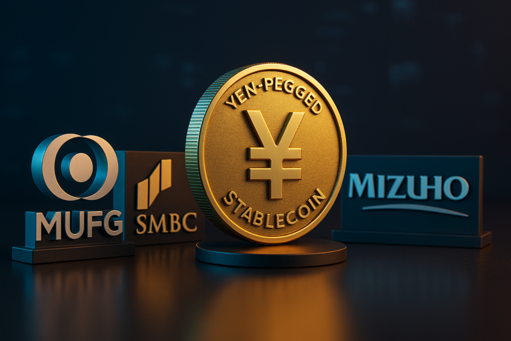 Japanese Mega Banks to Jointly Issue Yen-Pegged Stablecoin: Report