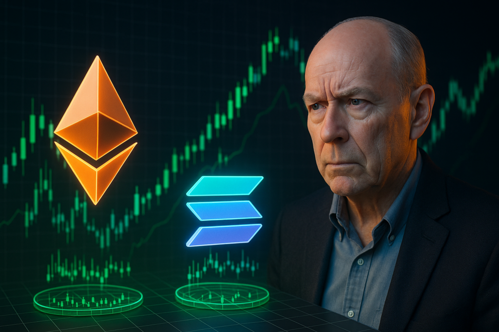 John Bollinger Warns Traders to “Pay Attention Soon” as Ether and Solana Form Bullish Patterns