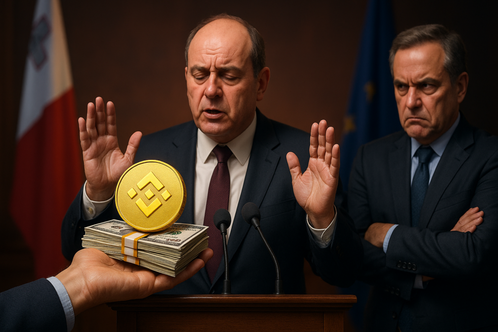 Binance’s $33 Million Charity Donation Sparks Political Rift in Malta