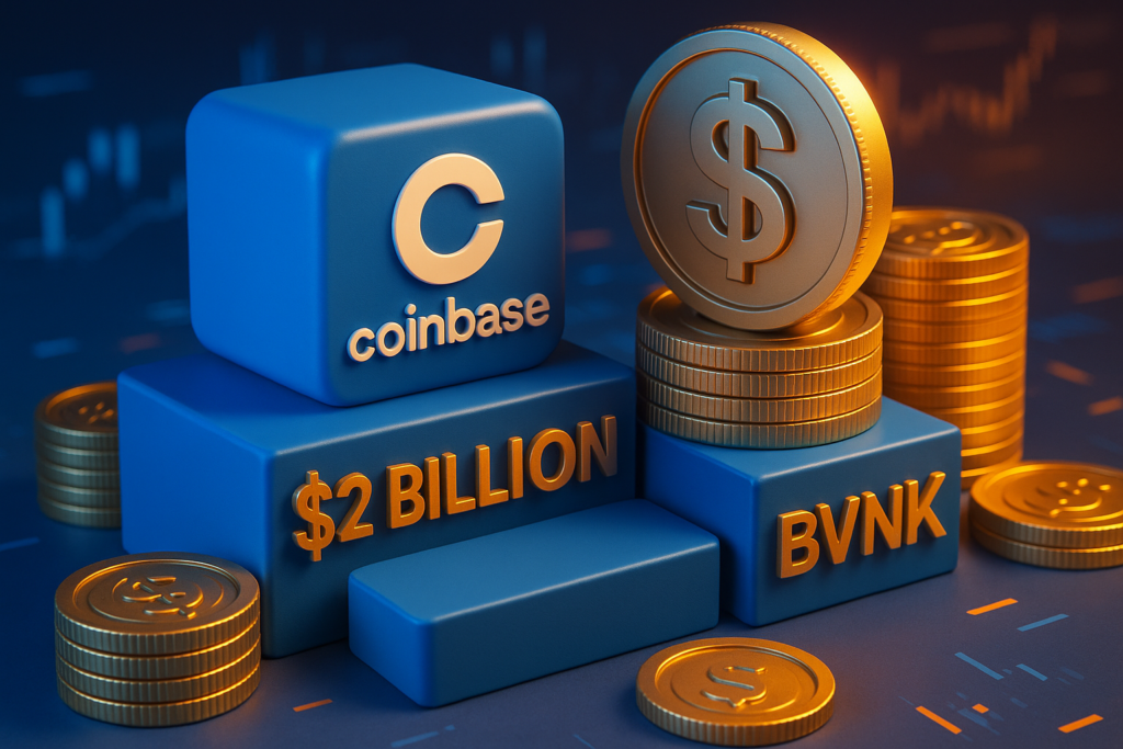 Coinbase Eyes $2 Billion BVNK Acquisition to Boost Stablecoin Dominance