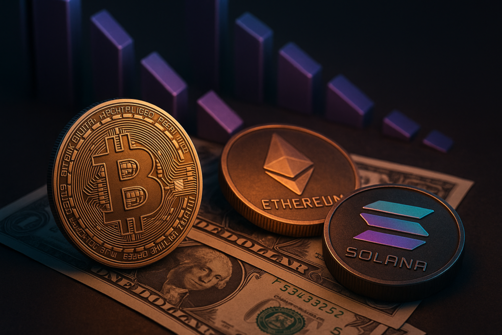 Bitcoin and Ether ETFs See $800M Outflows as Solana Funds Attract ‘Curious Capital’