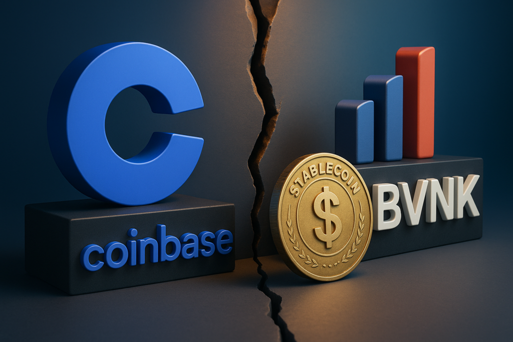 Coinbase and BVNK End $2 Billion Acquisition Talks Amid Stablecoin Expansion Push