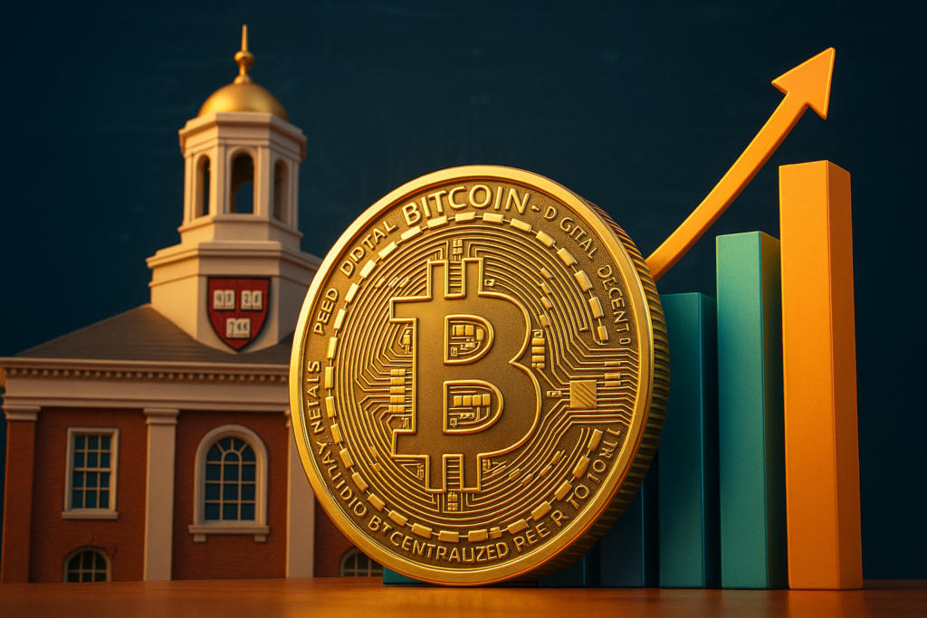 Harvard Endowment’s $443 Million Bitcoin Move Signals a New Institutional Shift