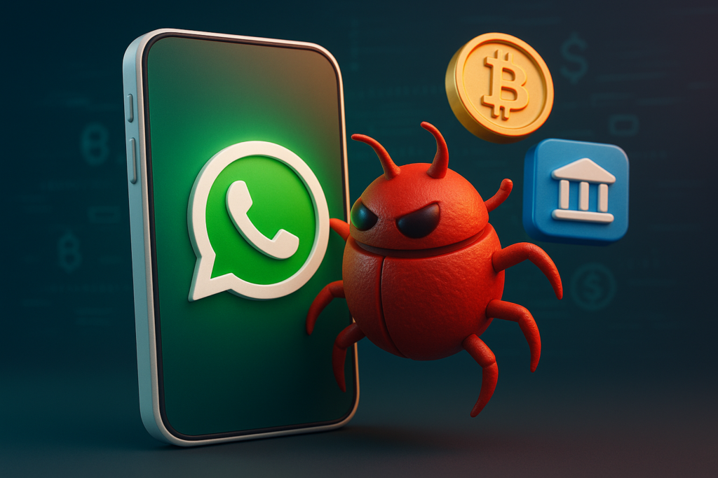 WhatsApp Malware Campaign Targets Brazilian Crypto Wallets and Bank Accounts
