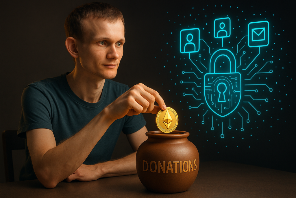 Vitalik Buterin Donates to Projects Advancing Decentralized Digital Privacy