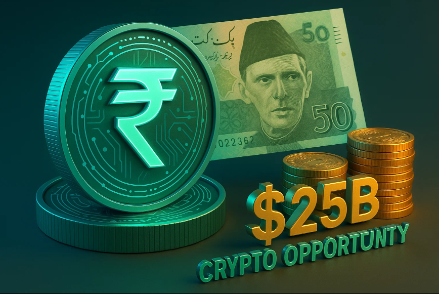 Pakistan Weighs Rupee-Backed Stablecoin Amid $25B Crypto Opportunity