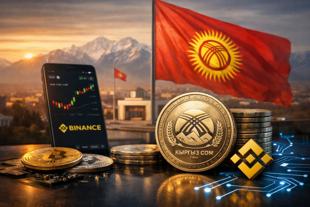 Binance Lists Som-Pegged Stablecoin as Kyrgyzstan Accelerates Crypto Adoption
