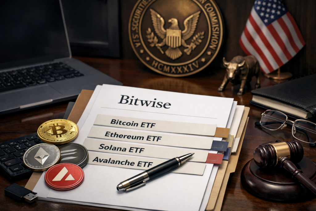 Bitwise Files for 11 New Crypto ETFs Targeting Bittensor, Tron, and Emerging Tokens