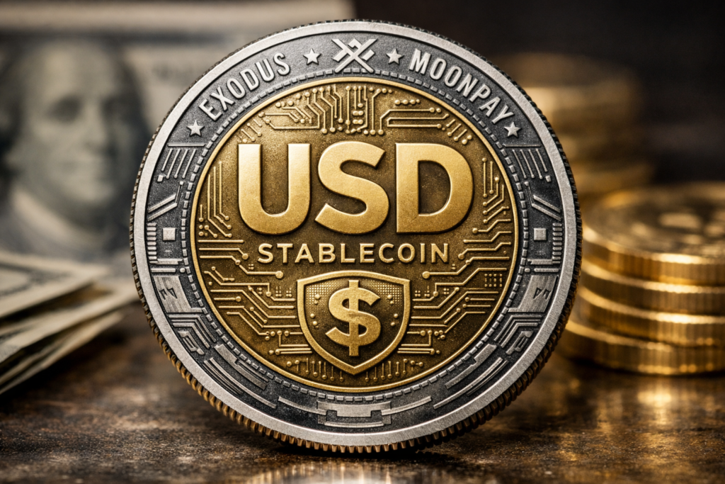 Exodus and MoonPay to Launch USD Stablecoin in Early 2026