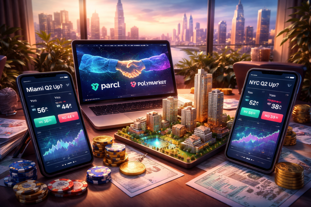 Prediction Markets Enter Real Estate Through Polymarket–Parcl Partnership