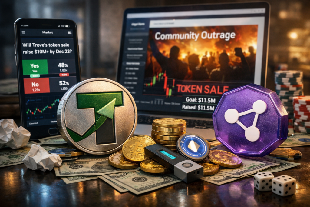 Trove Markets’ $11.5M Token Sale Triggers Backlash After Last-Minute Changes