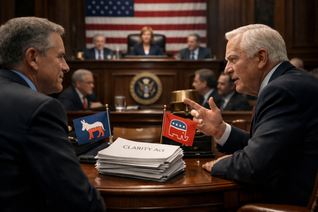 CLARITY Act Faces Critical Test as Bipartisan Support Becomes Decisive