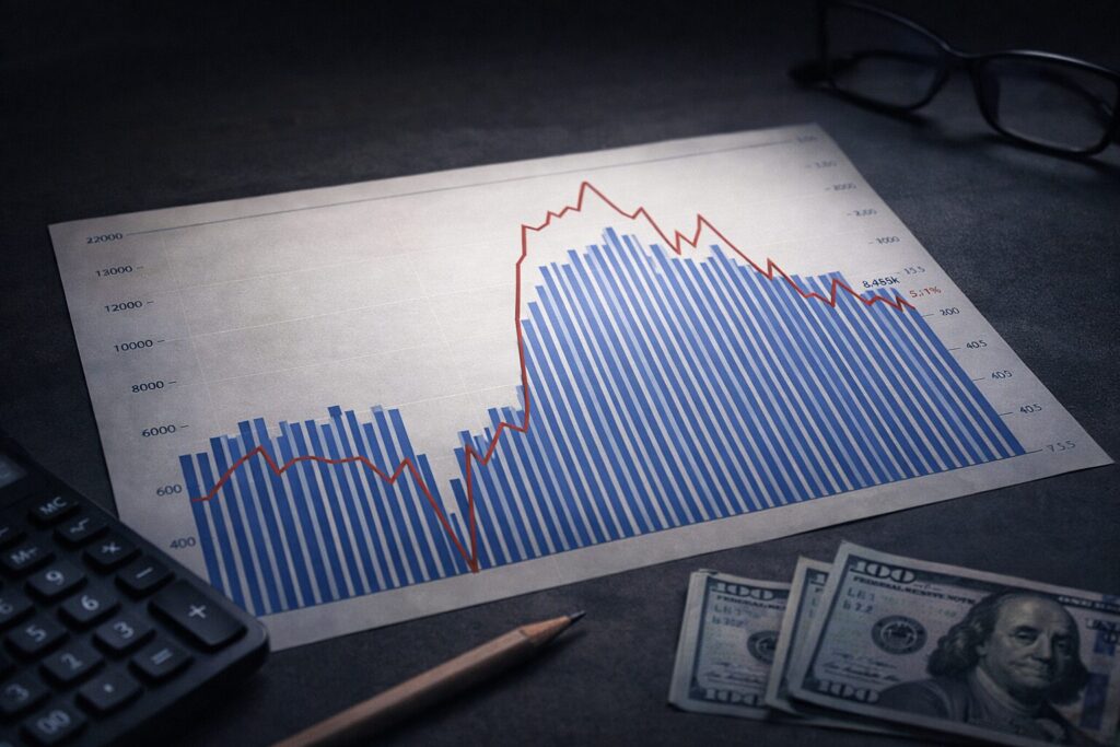 US Finance Job Openings Drop to 13-Year Low as Labor Market Shows Weakness